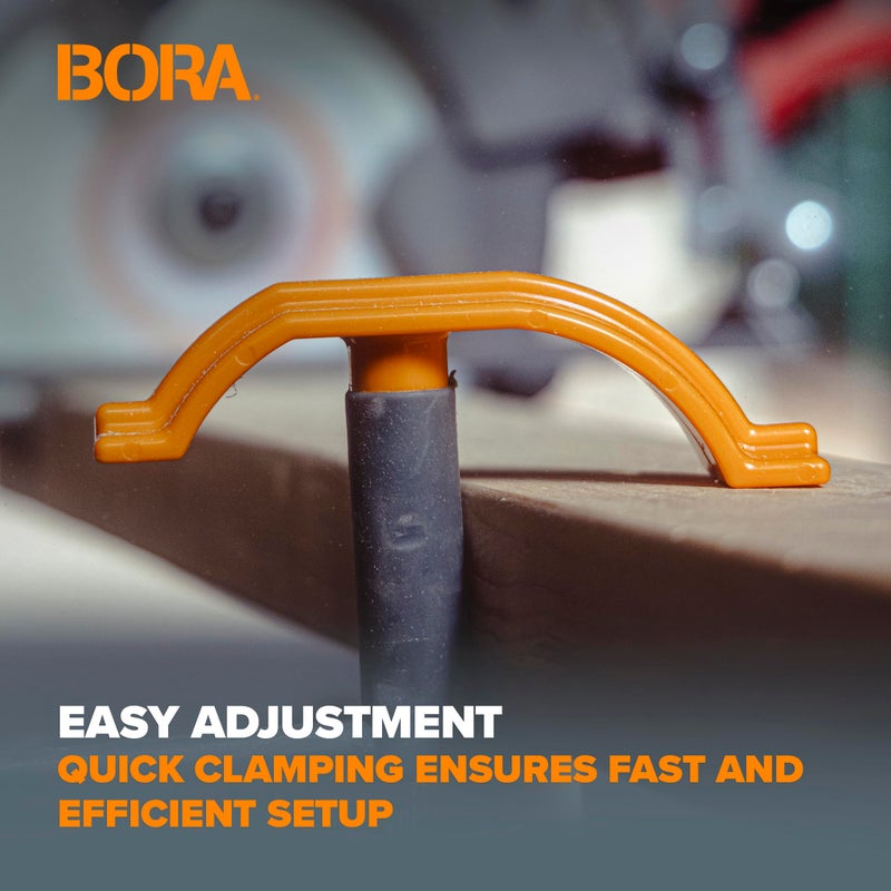 BORA Centipede 2-Piece Quick Clamps Set, CA0302, Clamp Accessory for BORA Centipede Work Stands - Image 2